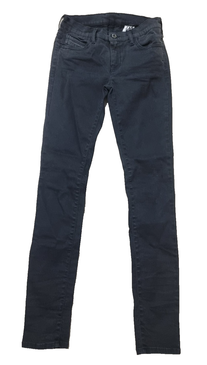 DIESEL Damen Jeans Black Gold W24 | Prototyp Seltenes Einzelstück Made in IT K7