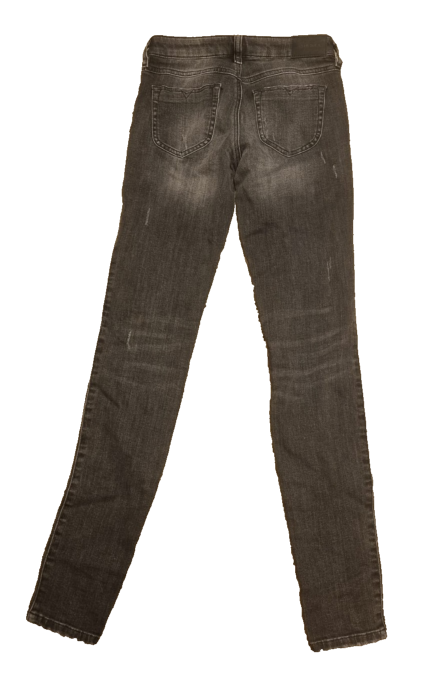 DIESEL Damen Jeans Gracey W23 L32 Super Slim Skinny Grau Low Waist 084NQ M5