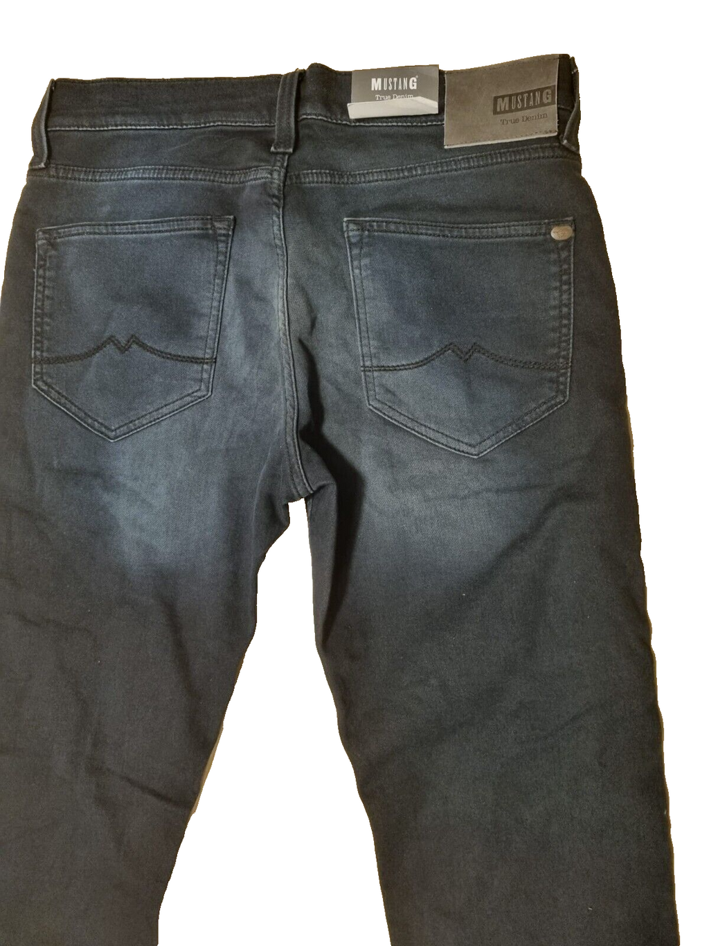 Mustang Herren Jeans Oregon Tapered K W32 L32 Slim Fit Low Rise - Dunkel Blau D4