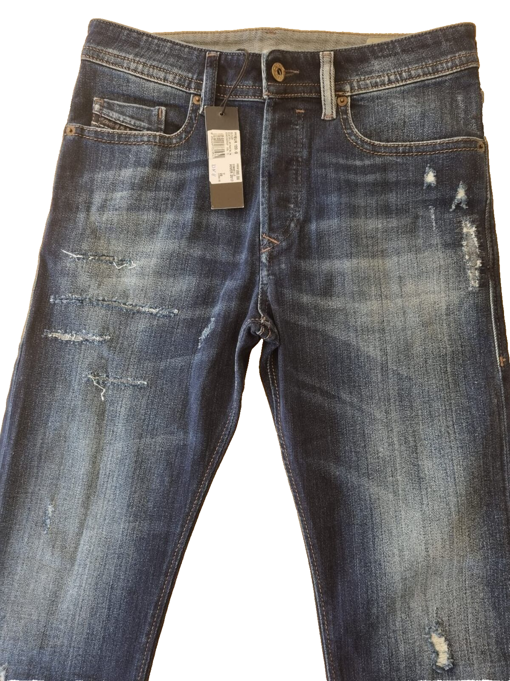DIESEL Herren Jeans BUSTER 084GF W28 L30 | Regular Slim Tapered, Blau E6