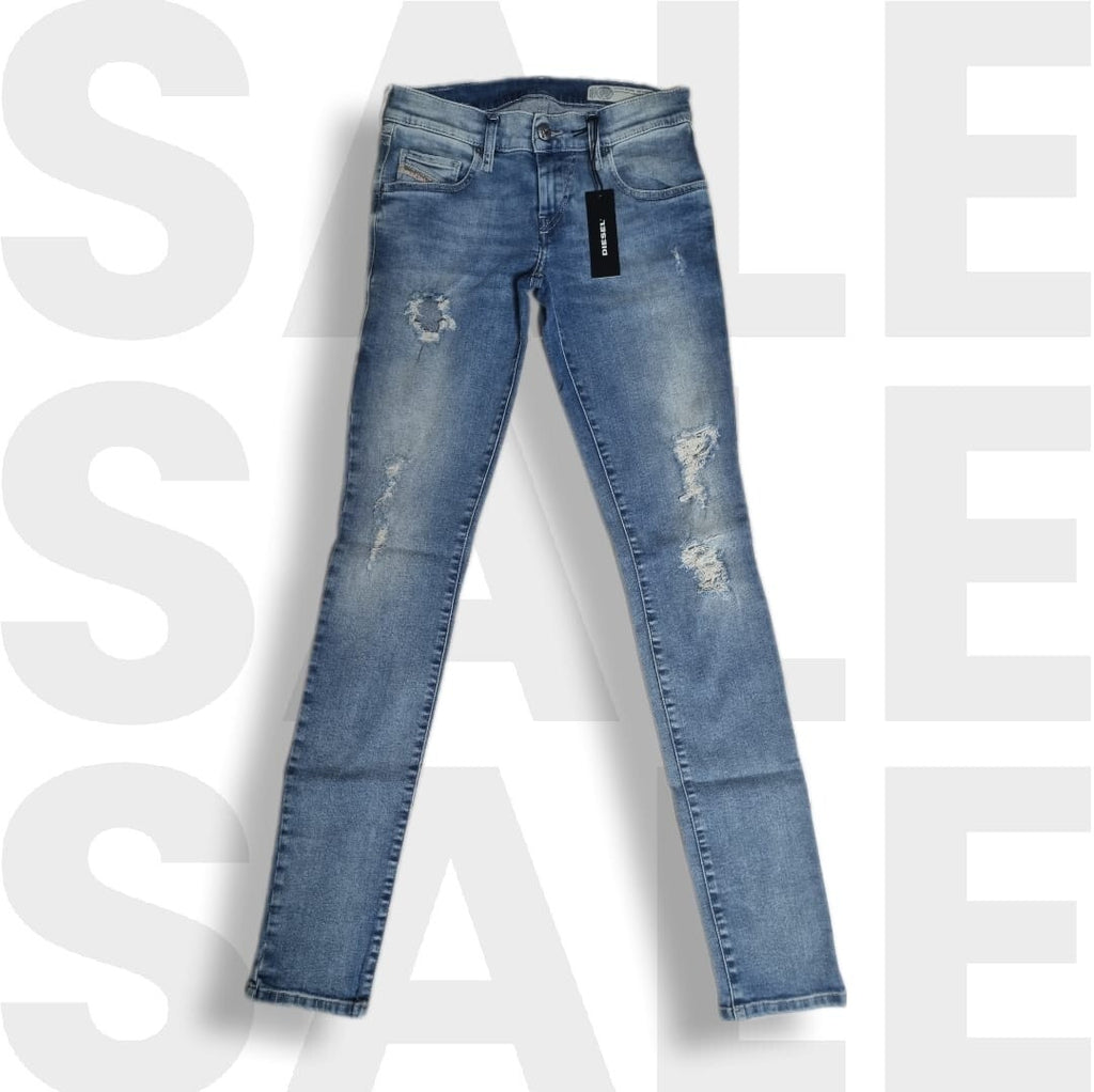 Diesel Damen Jeans Grupee W25 L32 Super Slim Skinny Low Waist R51Y8 Frauen Hose