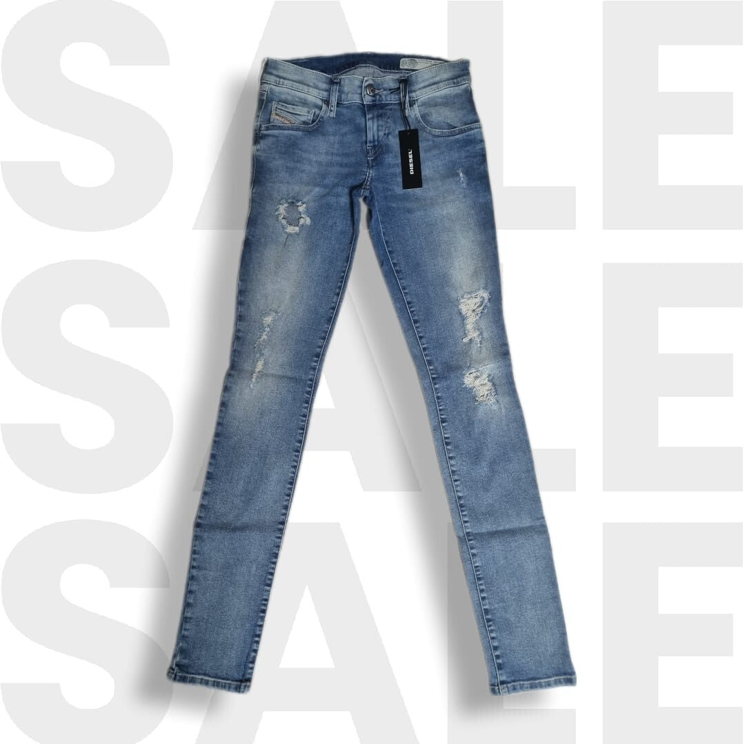 Diesel Damen Jeans Grupee W25 L32 Super Slim Skinny Low Waist R51Y8 Frauen Hose