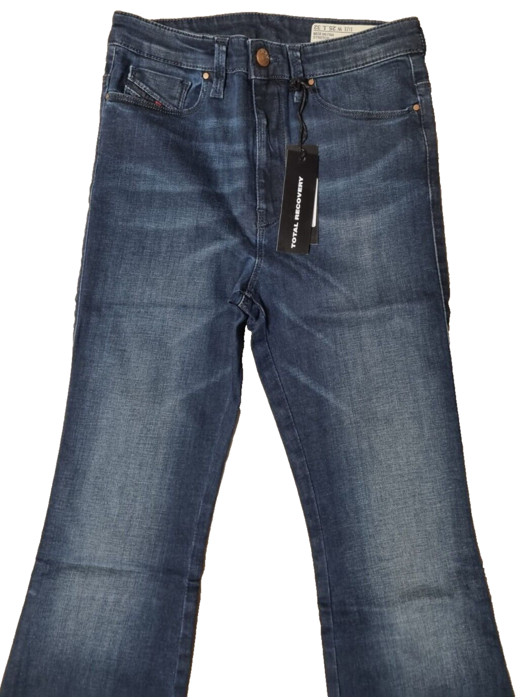 Diesel Skinzee-Flarre H Damen Jeans Super Slim Flare High Waist W25 L32 0675H D7