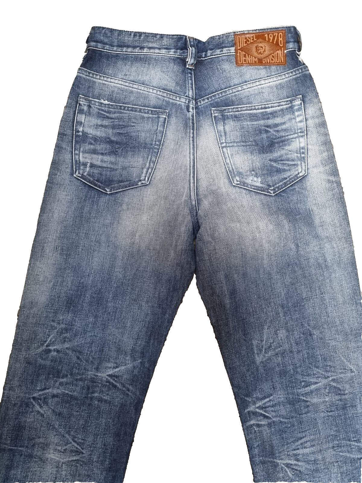 DIESEL Damen Jeans Kameron W26 L32 | Relaxed Boyfriend High Waist Blau 0848I T14