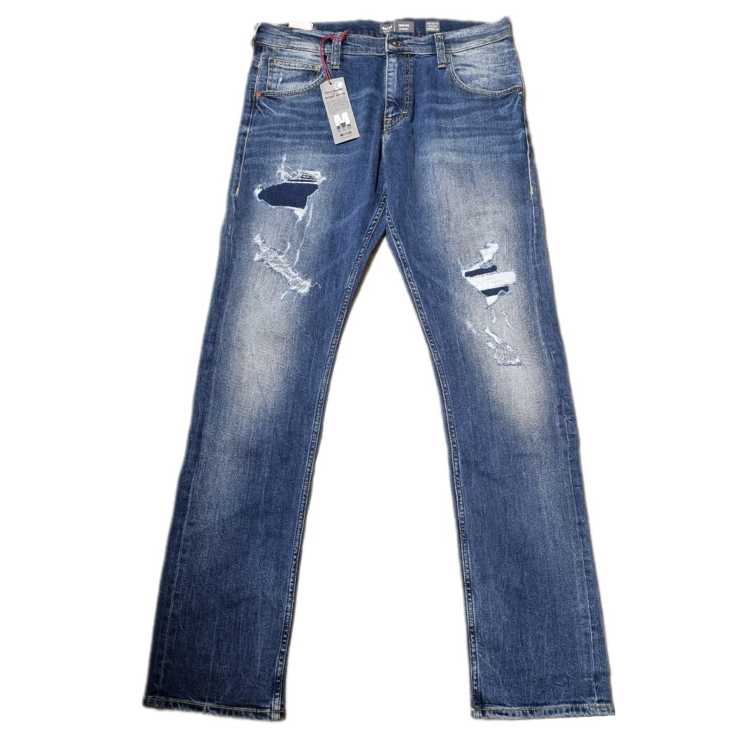 MUSTANG Herren Jeans CHICAGO W34 L36 – Comfort Fit, High Rise, Blau BR2E2