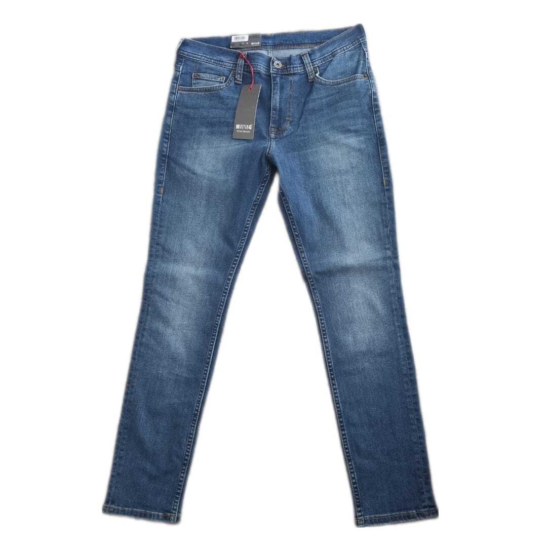 MUSTANG Herren Jeanshose VEGAS Slim Medium Slim 1005372 Jeans Blau 312