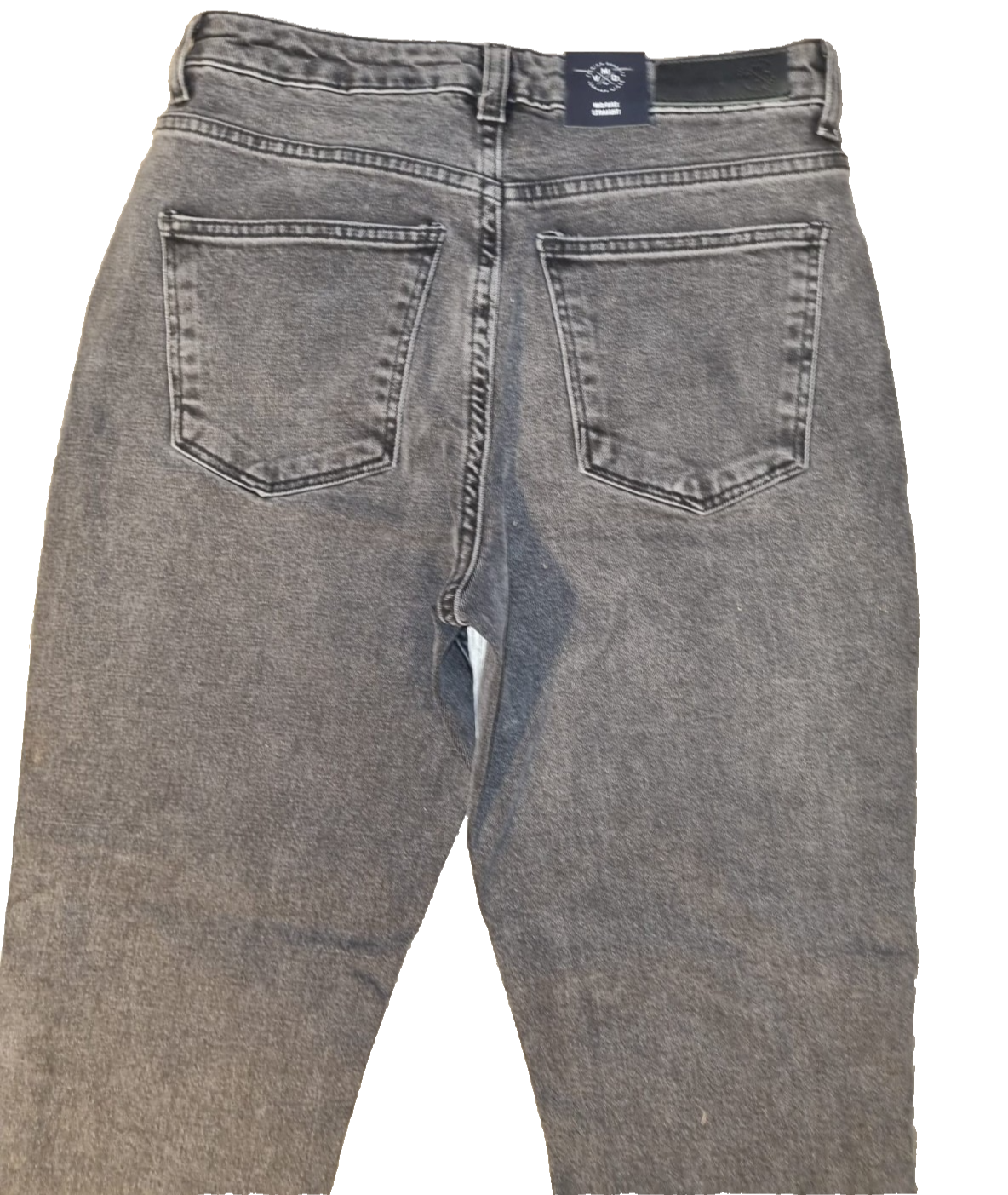 Vero Moda Damen Jeans ANNA VMANNA BA538 DG Straight Leg Mid Rise Grau W26 L32 K9