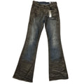 DIESEL Damen Jeans Sandy-B W28 L32 Schwarz Bootcut Regular Waist Sonderkondition