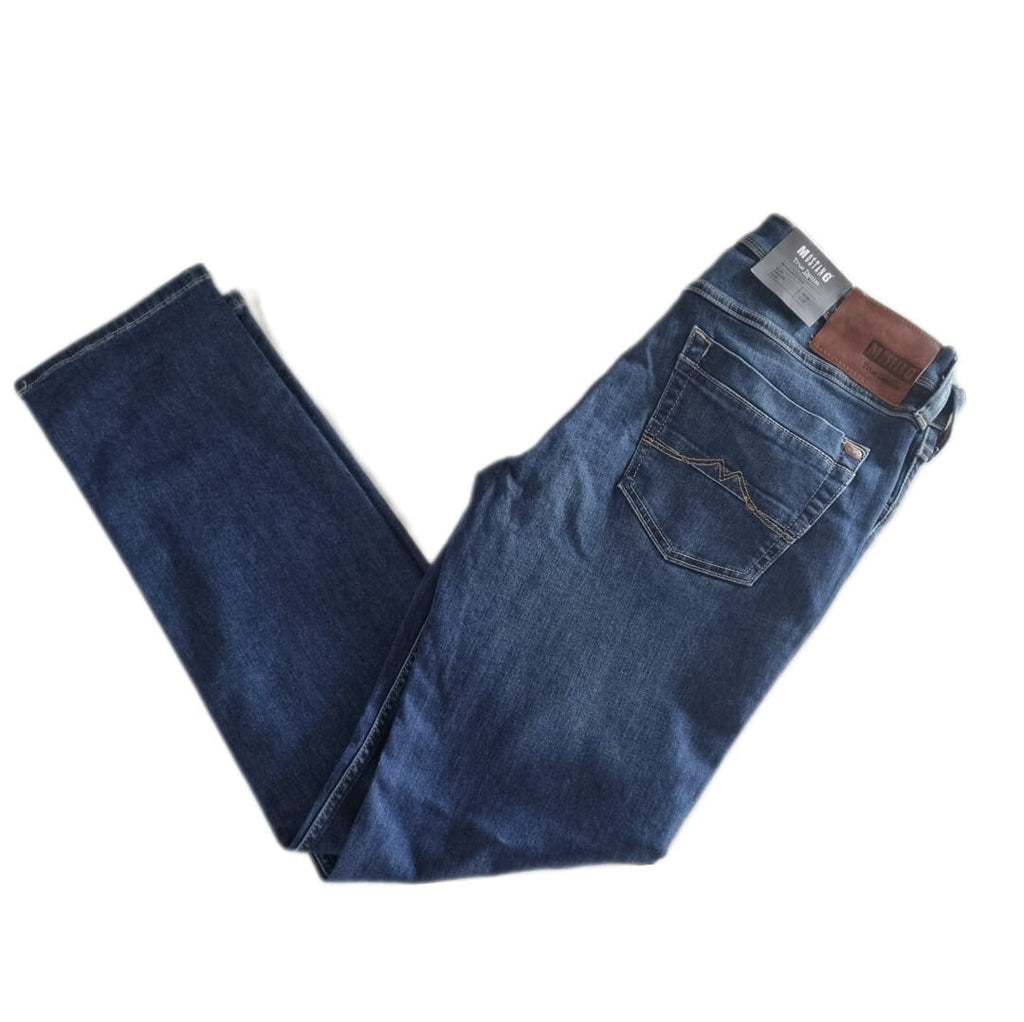 Mustang Herren Jeans Washington Denim Hose Blau Mod 1005848 881 Slim Medium Slim