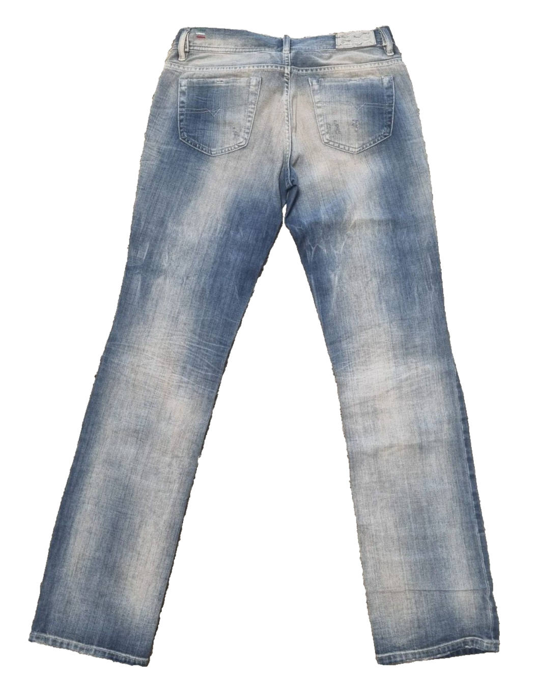 DIESEL Damen Jeans Faithlegg W28 L32 Blau Regular Fit 0813J Denim Hose T1-6