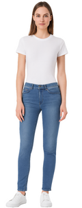 DIESEL Damen Jeans Getlegg 00CSDN0660C W28 L32 Blau | Slim Stretch | Dünner Stof