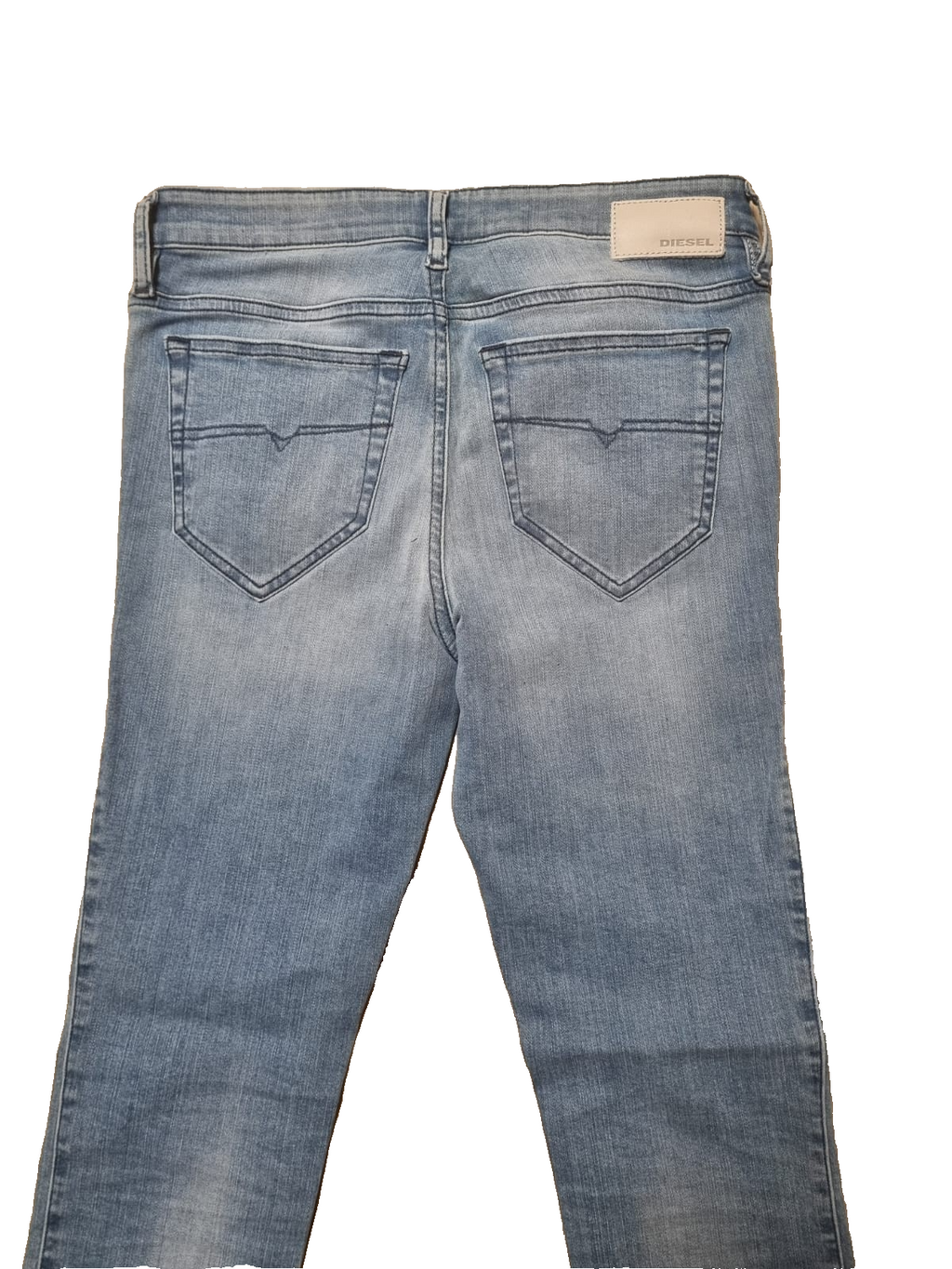 DIESEL Damen Jeans Skinzee W28 L30 Blau Super Slim Skinny Regular Waist K2