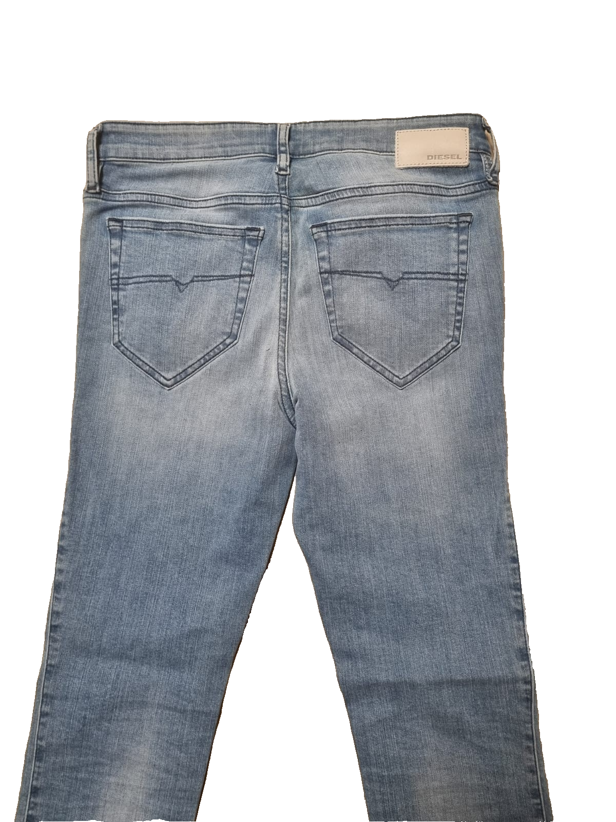 DIESEL Damen Jeans Skinzee W28 L30 Blau Super Slim Skinny Regular Waist K2