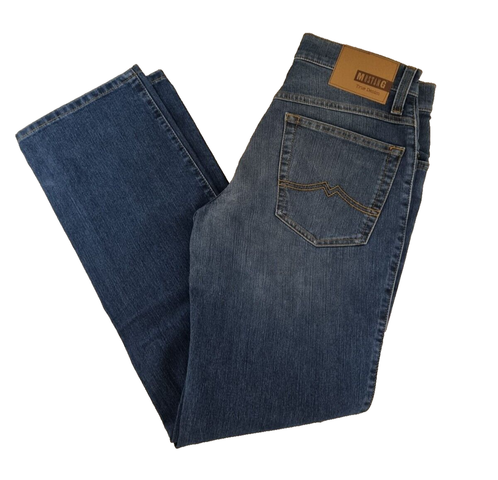 MUSTANG Herren Jeans Oklahoma Blau | Slim Medium Straight | W31 L32