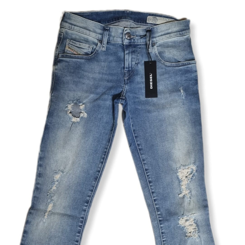 Diesel Damen Jeans Grupee W25 L32 Super Slim Skinny Low Waist R51Y8 Frauen Hose