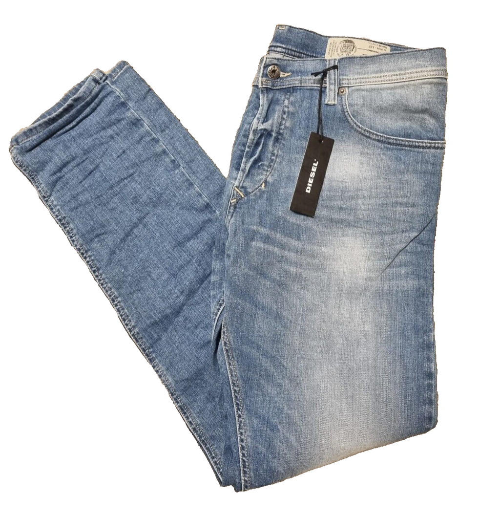 Diesel Herren Jeans Tepphar W34 L32 - Slim Carrot Stretch, Blau Jeanshose T2-1