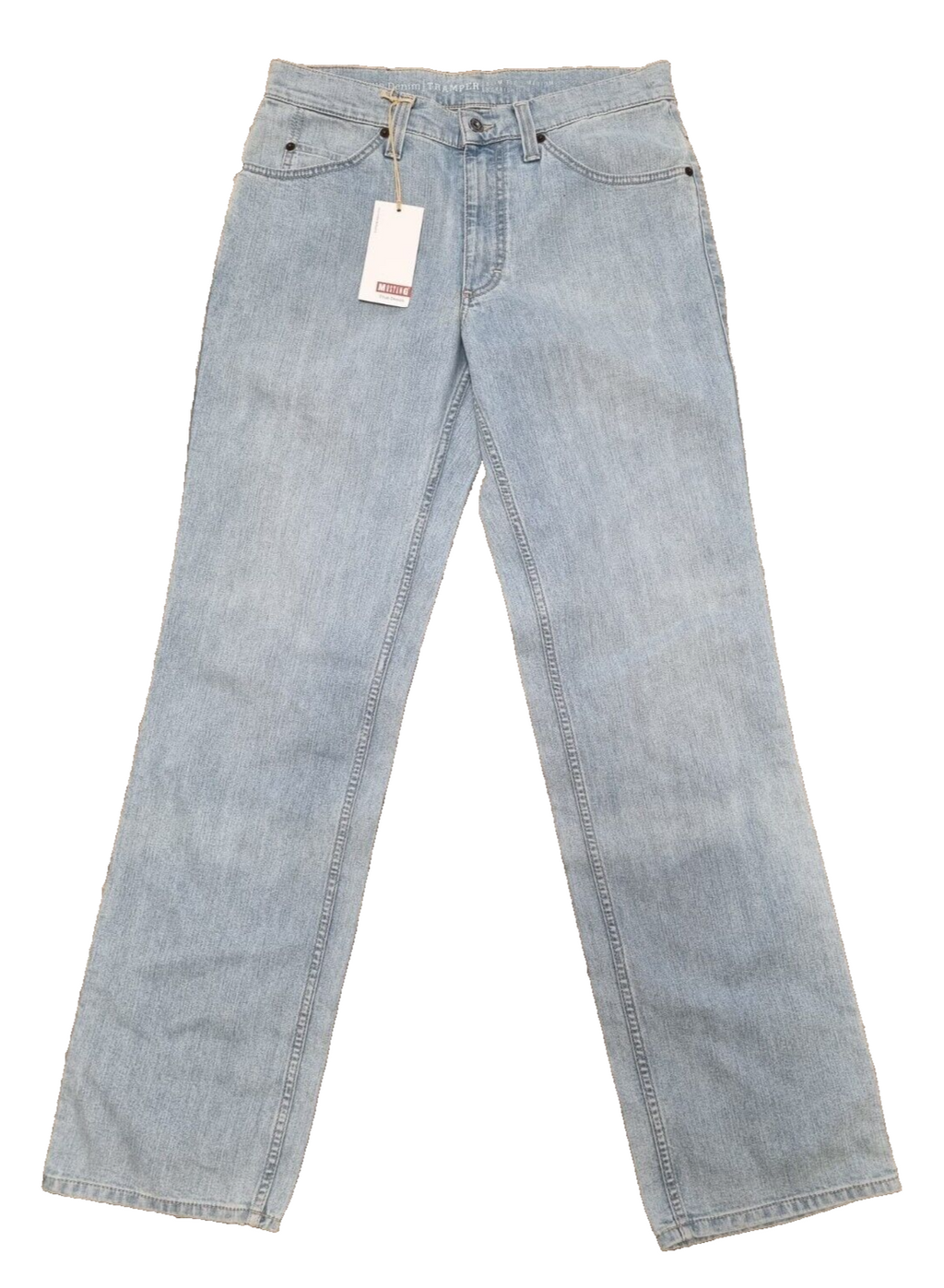 MUSTANG Herren Jeans Tramper W33 L34 Slim Medium Straight Hellblau BR3E3