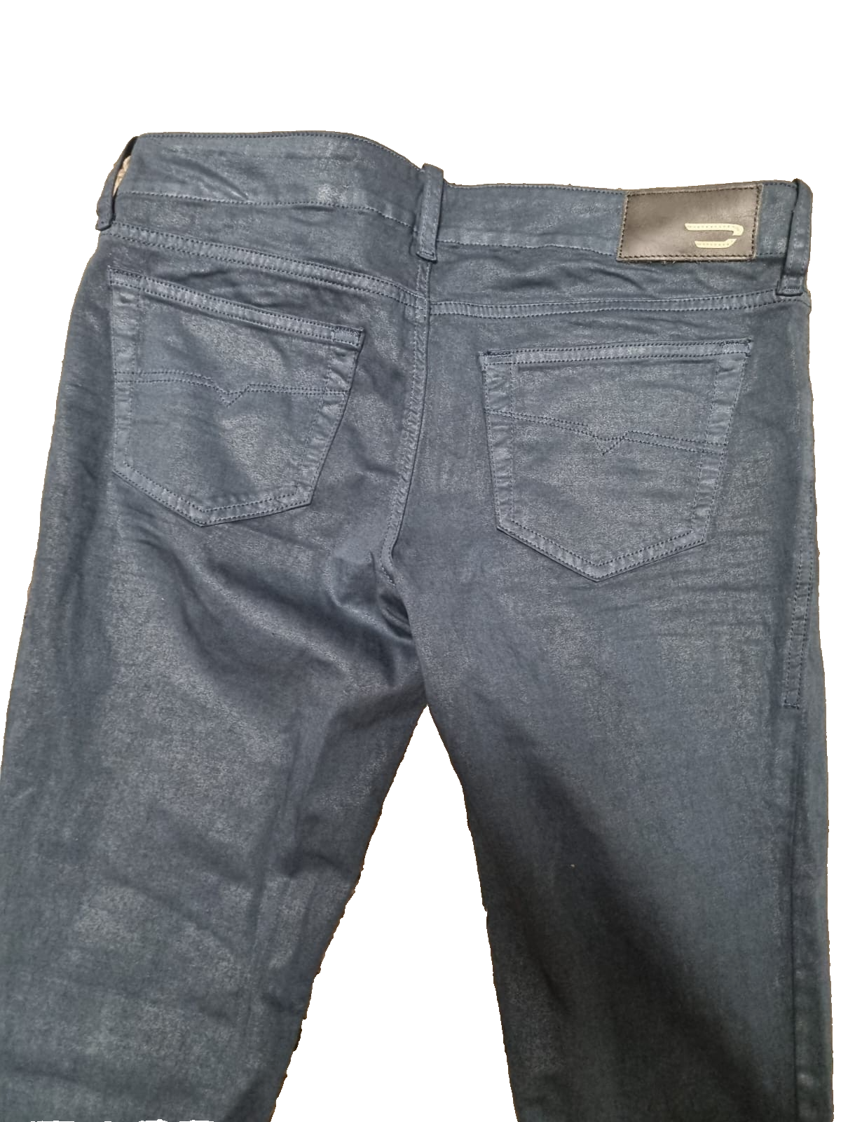 DIESEL Damen Jeans GRUPEE W30 L32 Super Slim Skinny Low Waist Dünner Stoff K2