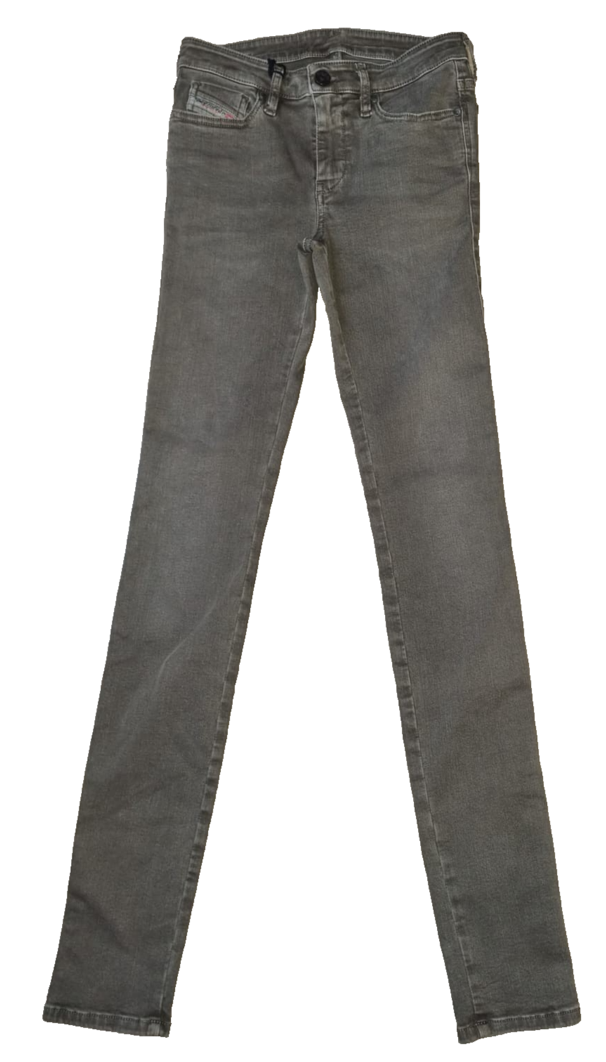 DIESEL Damen Jeans Skinzee 00S142084BZ W27 L32 | Skinny Stretch | Dirty Grey