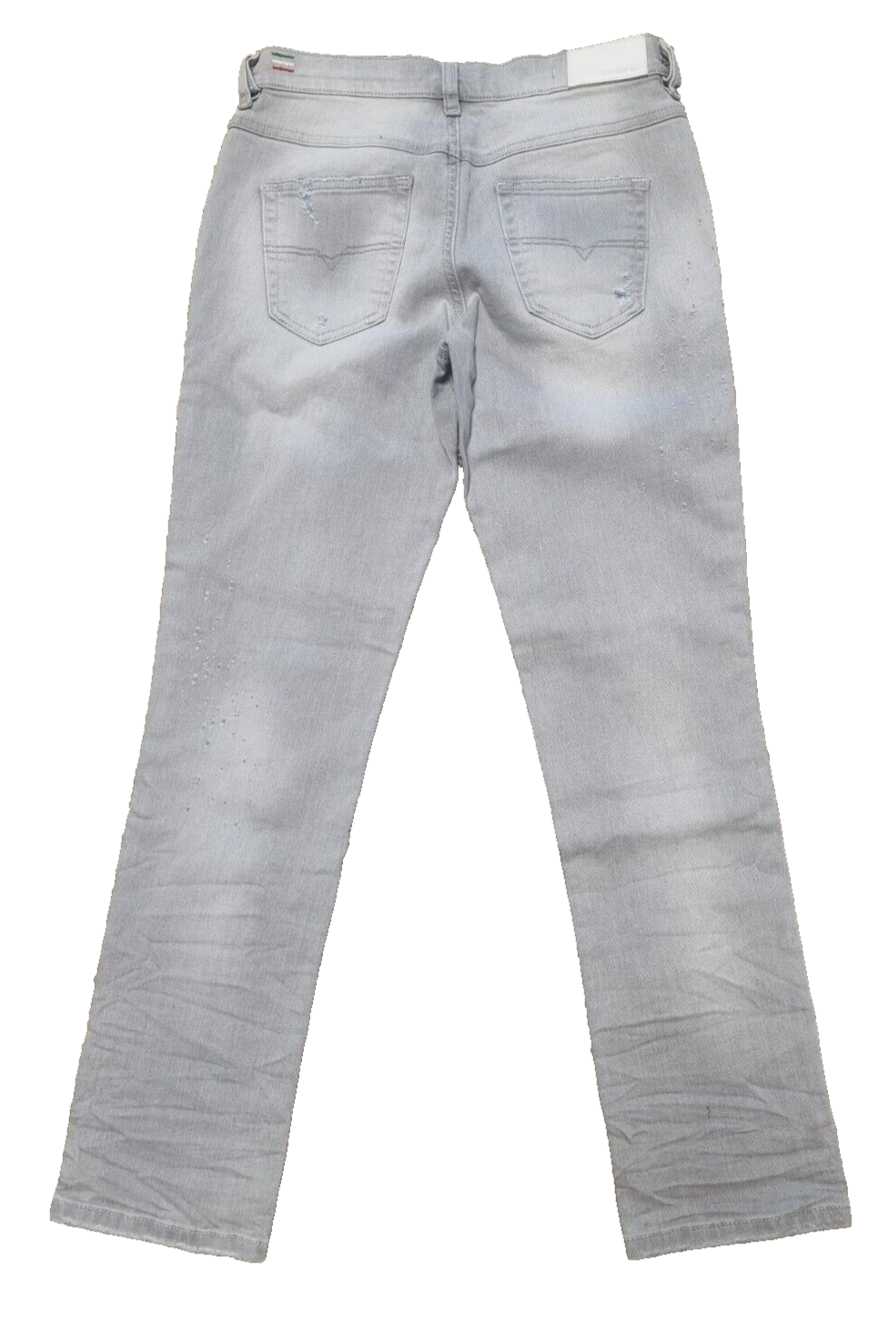 DIESEL Damen Jeans Belthy-Ankle W23 L32 Grau Hose Denim Made in Italy 084HS T1-6