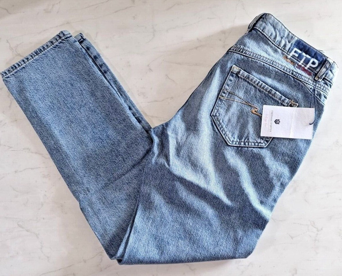 FREEMAN T. Porter Damen Jeans Harper Denim Frauen Hose Women Jeanshose Blau P3B2