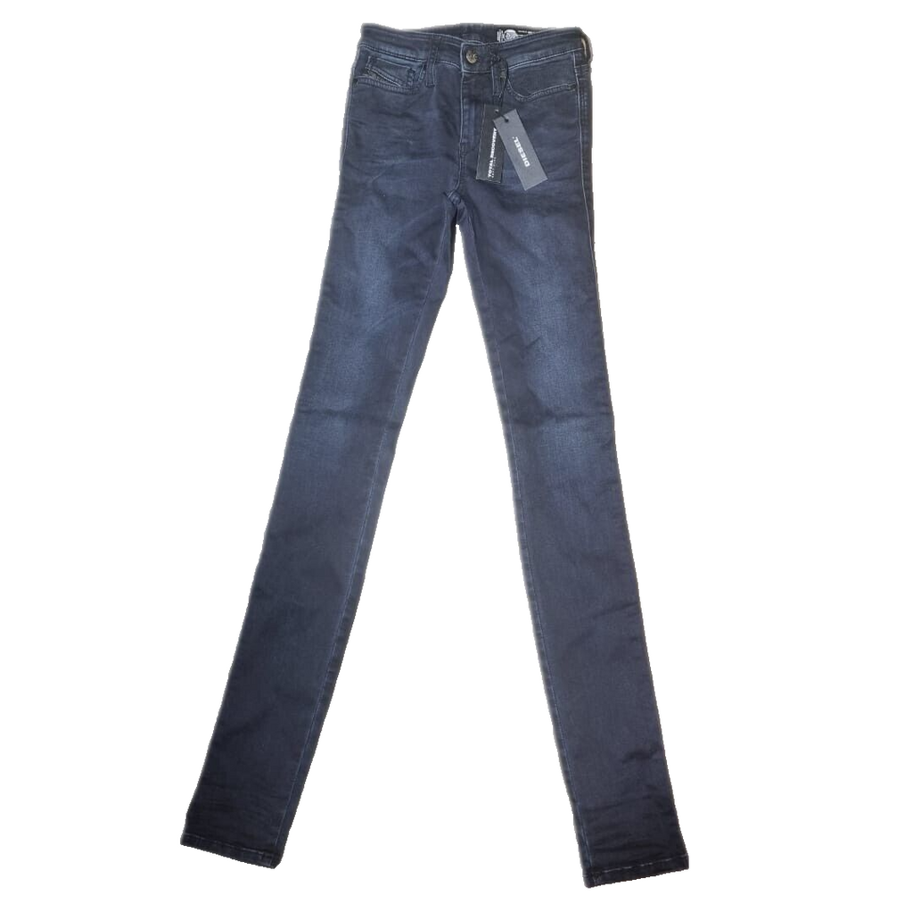 DIESEL Damen Jeans Skinzee Super Slim Skinny Regular Waist W23 L34 Blau BR1D1