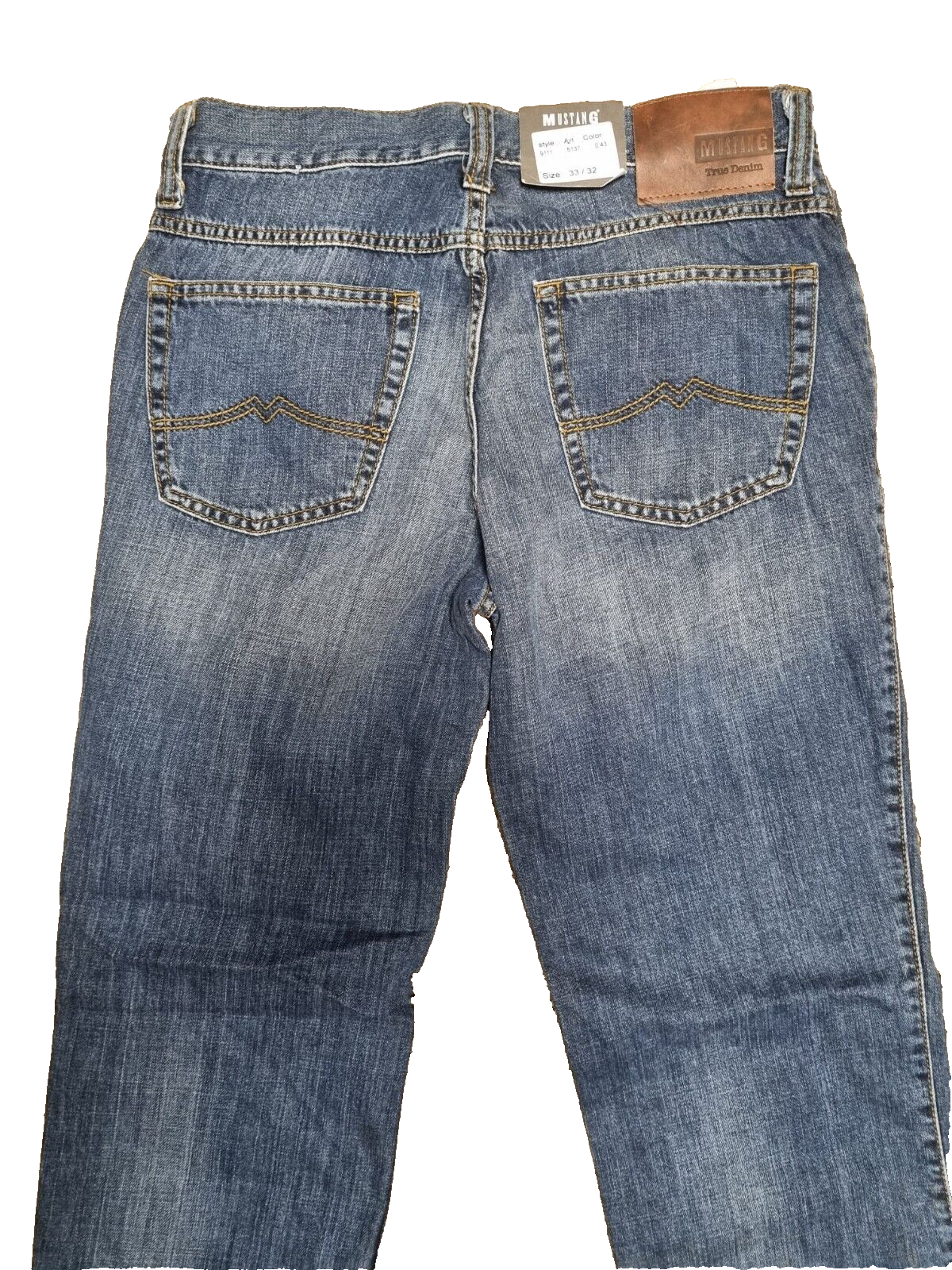 MUSTANG Herren Jeans Oklahoma W33 L32 Slim Medium Straight Blau 1004251 BR2E2