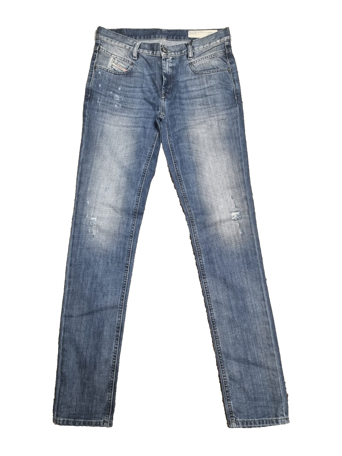 DIESEL Damen Jeans Belthy W26 L34 Slim Straight Blau Low Waist 0SSSJ 0853S M5