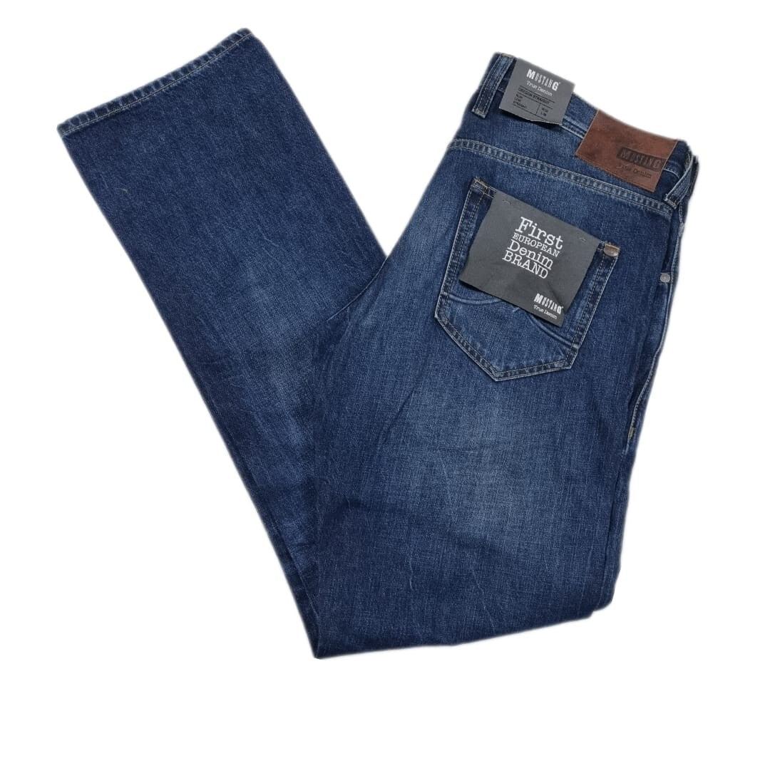 Mustang Herren Jeans Oregon Straight Slim Low Straight 1005618 5000 883 W35 L36