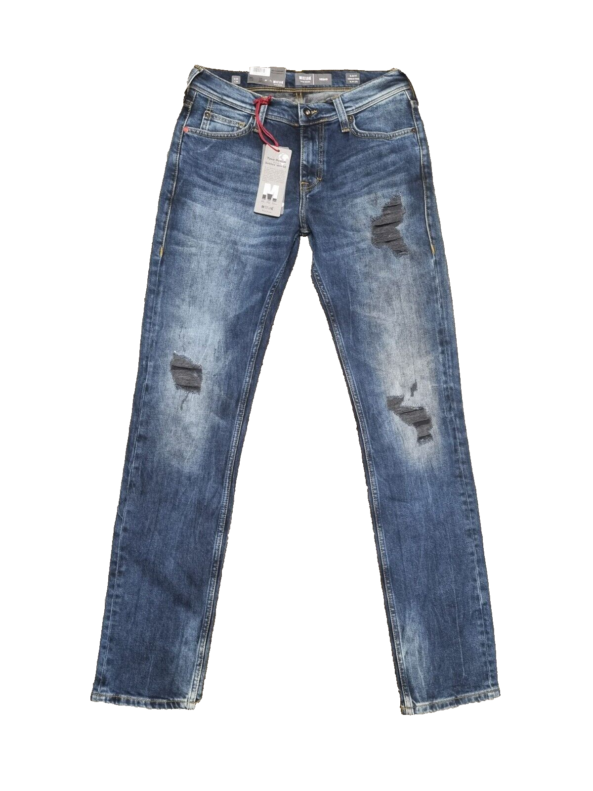 MUSTANG Herren Jeans Vegas W30 L34 Slim Fit Dunkelblau 1005243 BR2E2