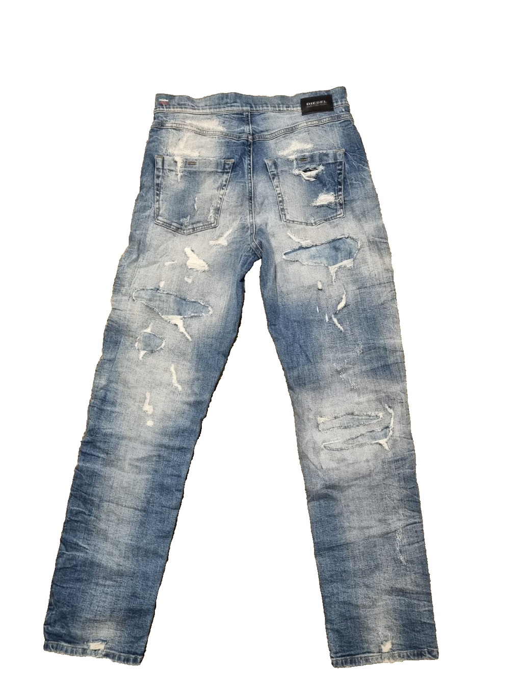 DIESEL Khali Damen Jeans W27 L32 Boyfriend Fit Blau Regular Waist M1