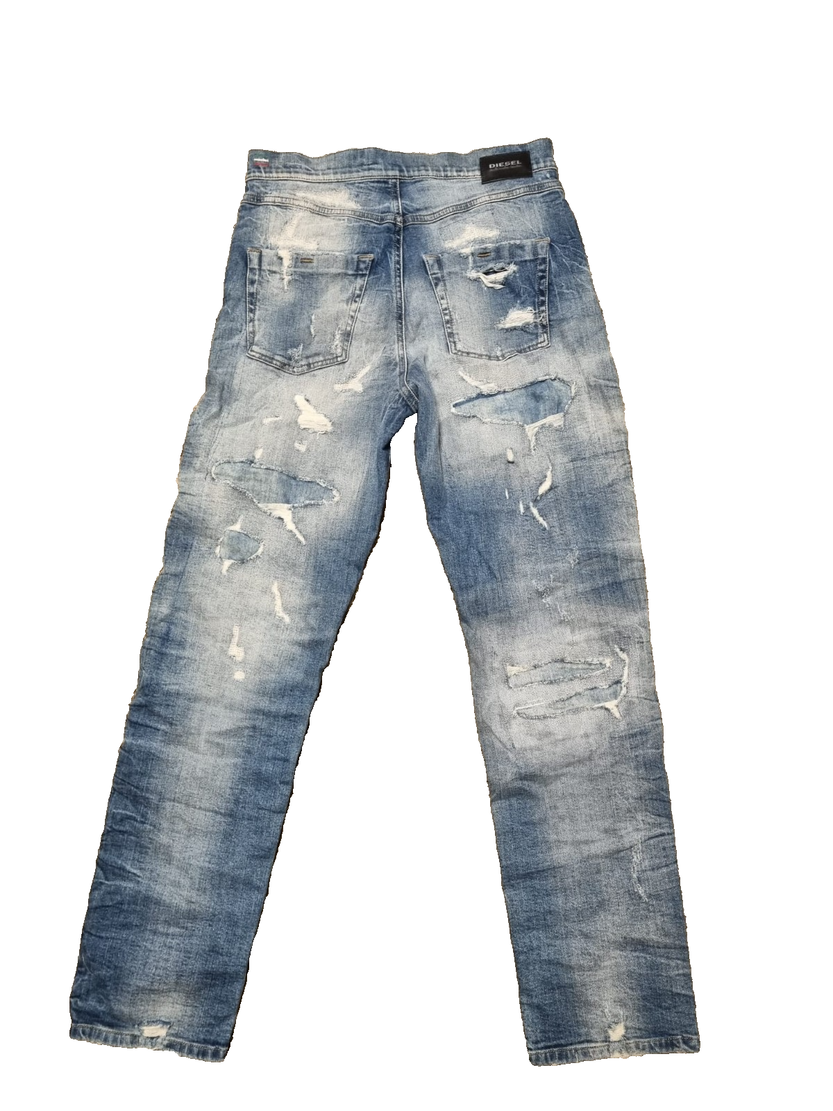 DIESEL Khali Damen Jeans W27 L32 Boyfriend Fit Blau Regular Waist M1