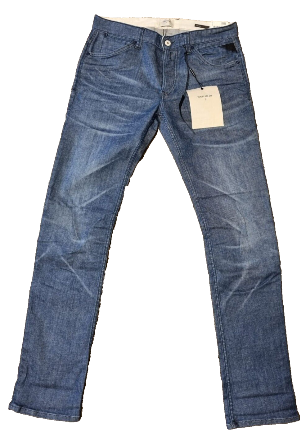 REPLAY Herren Jeans "Replay One Off II" Amhal W30 L32 Blau DM900 Denim BR3E1