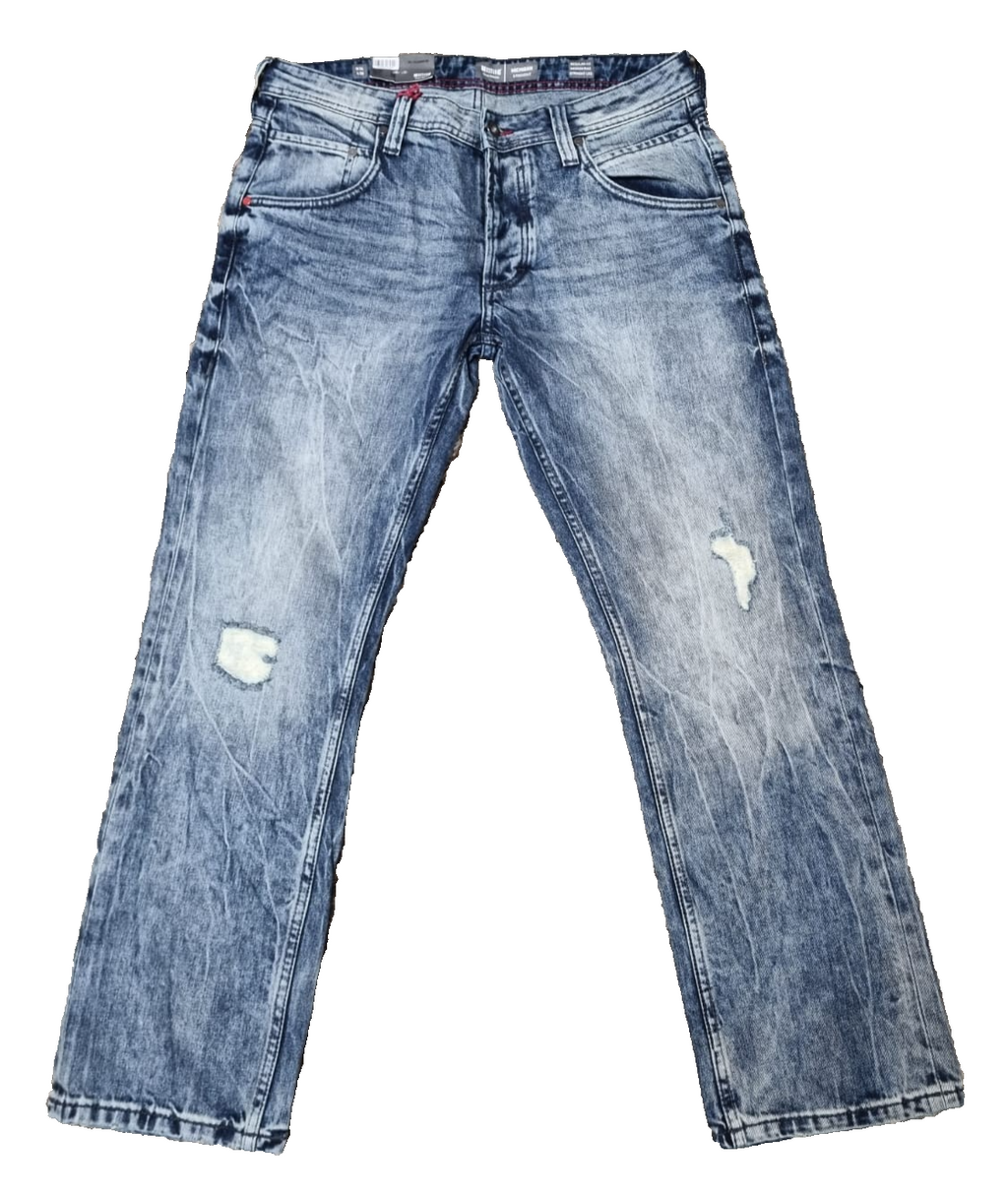 MUSTANG Herren Jeans Michigan Straight W34 L30 | Regular Fit | Blau | M1
