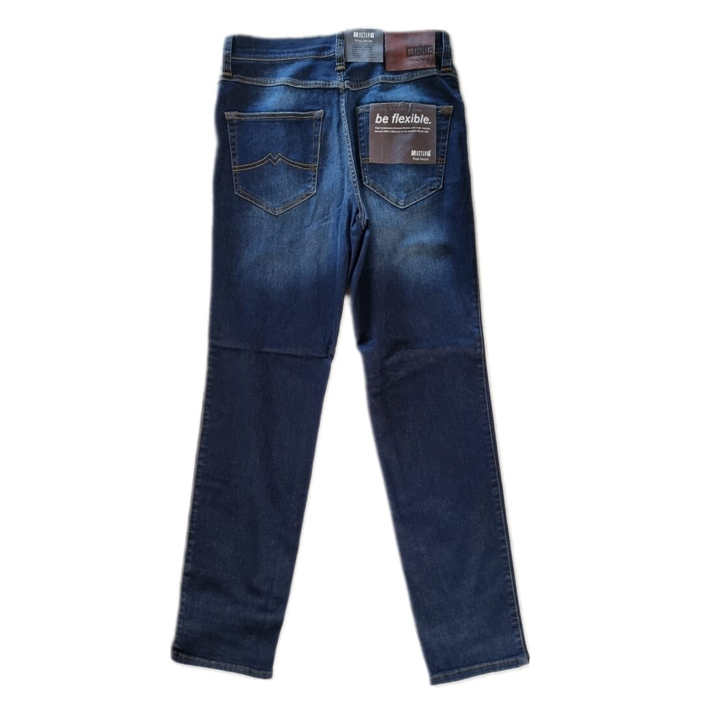 Mustang Herren Jeans Blau Tramper Tapered 1005229 5000 983 - Slim Medium W30 L32