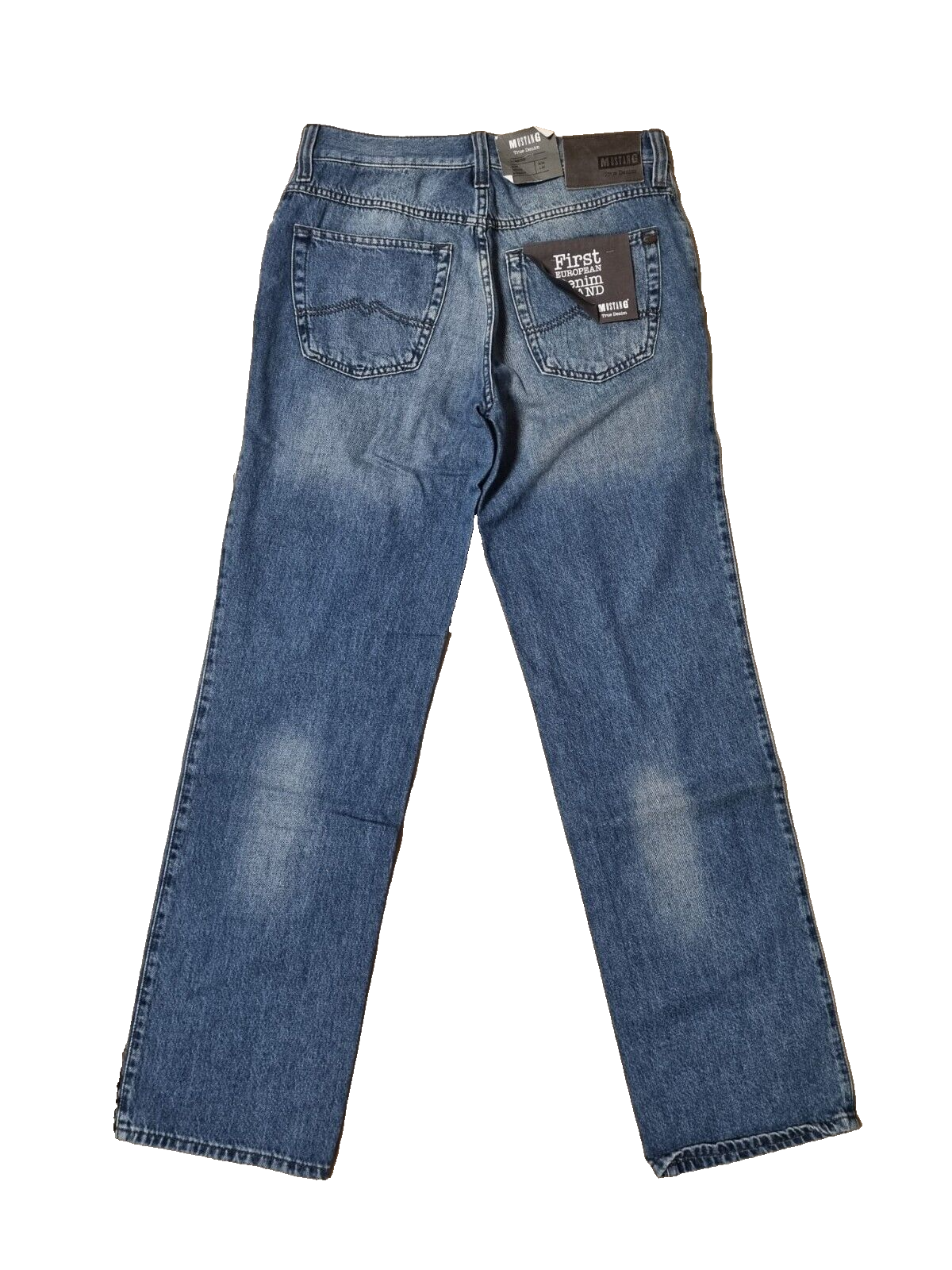 MUSTANG Herren Jeans Tramper Blau | Slim Medium Straight | W32 L32 Denim BR1C1