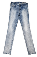 DIESEL Damen Jeans SKINZEE W29 L32 Blau | Made in Italy | Super Skinny Fit K4