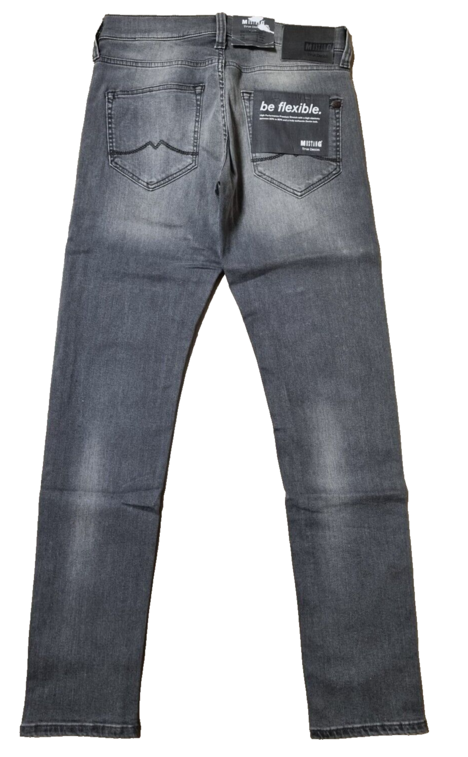 MUSTANG Herren Jeans Oregon Tapered Grau | Slim Fit Jeanshose | W29 L32 | BR1C1