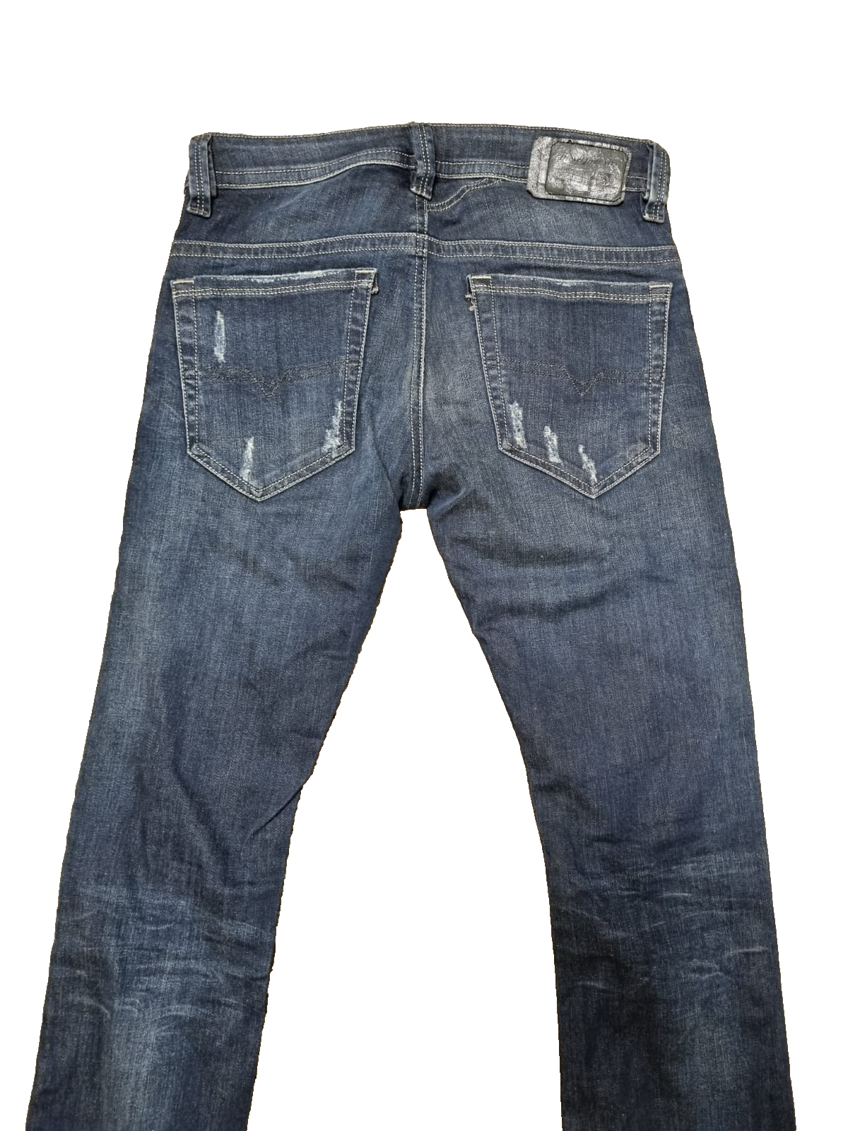 DIESEL Herren Jeans THAVAR W27 L30 Blau Slim Skinny Fit Designer Mode M1