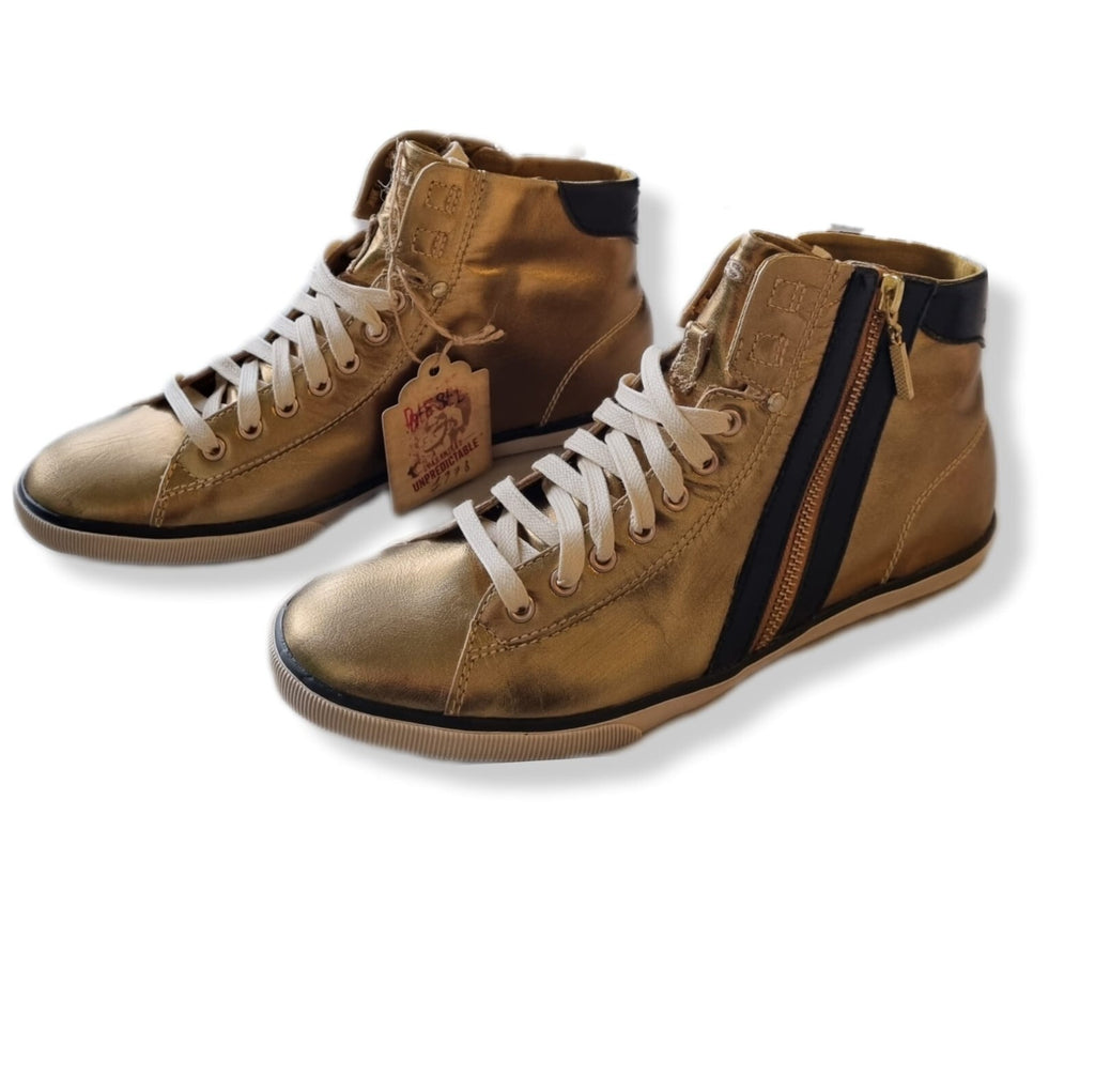 Diesel Damen Sneaker Beach Pit W Frauen Schuhe White Leder EU 40 / US 9 Y01160