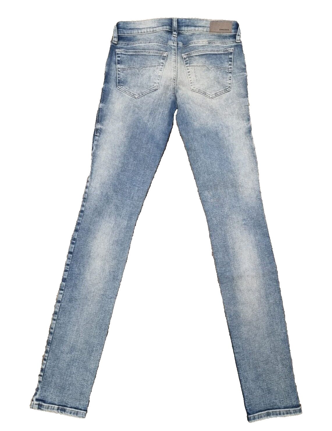 DIESEL Damen Jeans GRUPEE W25 L32 – Super Slim Skinny Low Waist – Blau – T-1-5