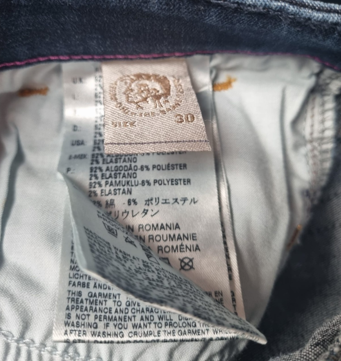 DIESEL Damen Jeans Skinzee-Low W30 L34 | Super Slim Skinny | Blau Stretch