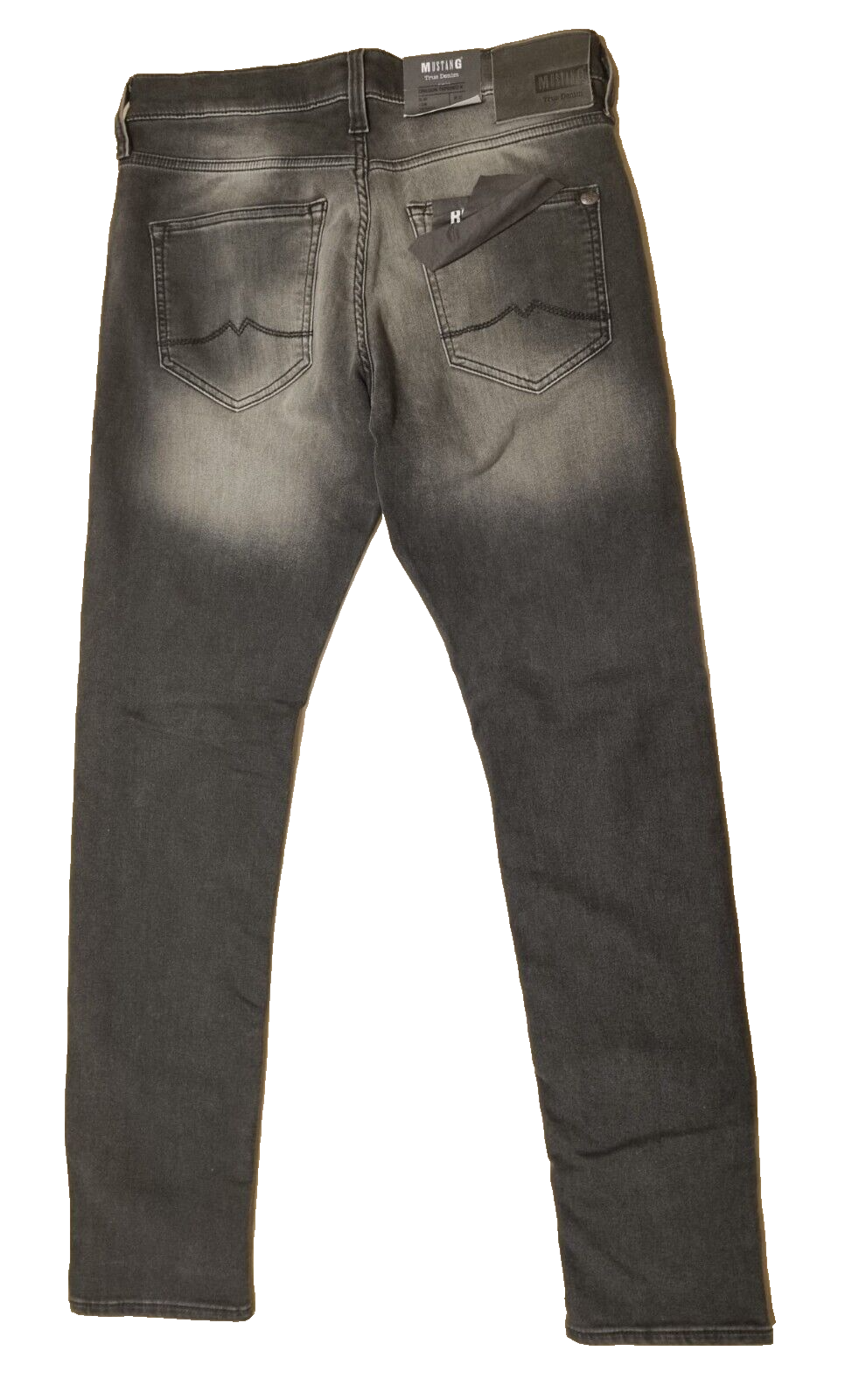 MUSTANG Herren Jeans Oregon Tapered K Grau W32 L32 Slim Fit Low Rise Tapered D6