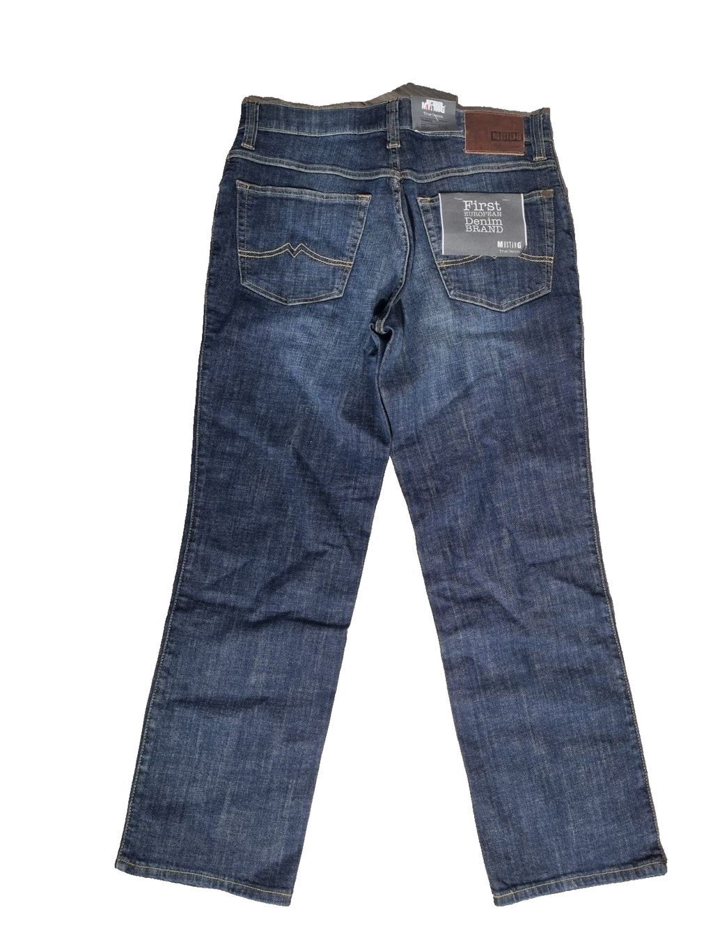 MUSTANG Herren Jeans Tramper W33 L30 Dunkelblau | Slim Medium Straight BR1C3