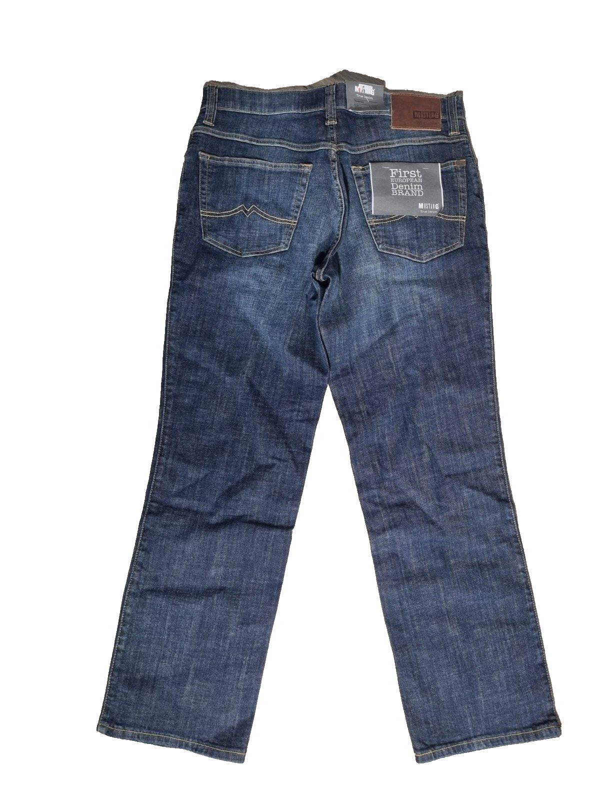 MUSTANG Herren Jeans Tramper W33 L30 Dunkelblau | Slim Medium Straight BR1C3
