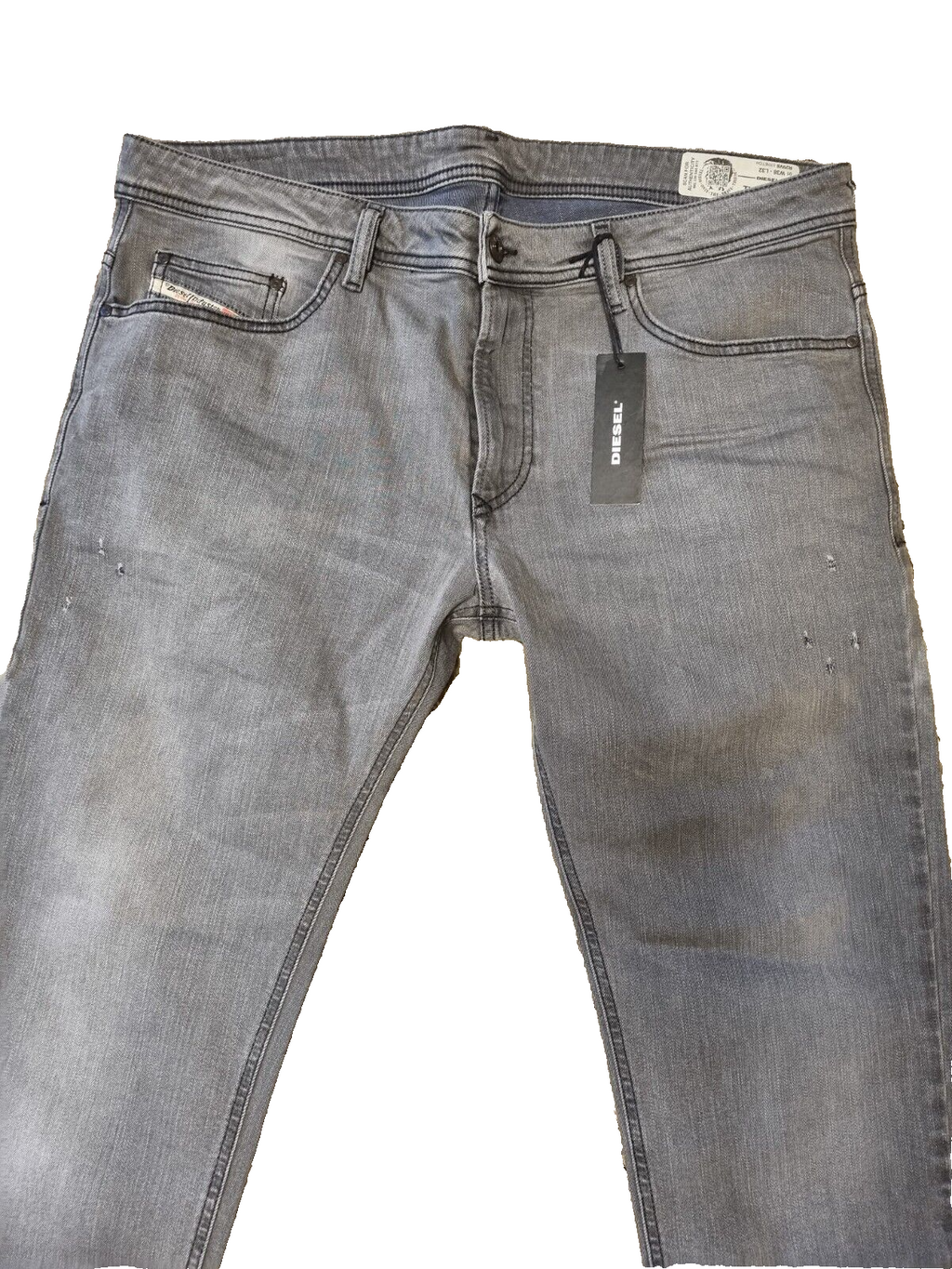 Titel: Diesel Herren Jeans Thavar-XP W38 L32 – Slim Skinny Fit Grau – BR3E1