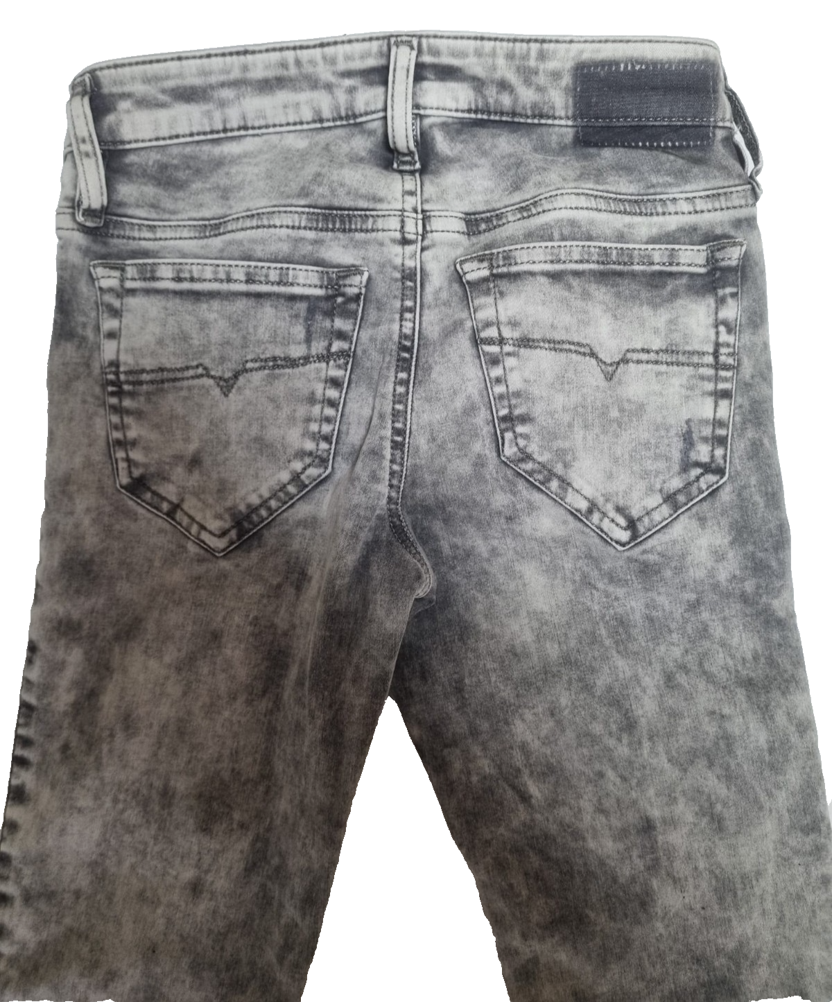 DIESEL Damen Jeans Skinzee-Low-C 00SY3Q 0679S Grau Stretch Super Slim W23 L30 M4