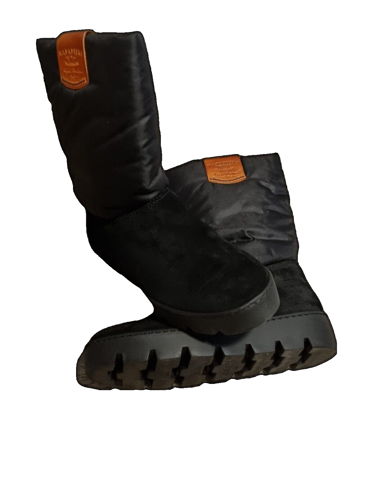 NAPAPIJRI Jenny Damen Stiefel - EU 37 Schwarz Echtleder Gummi-Sohle N00 11743796