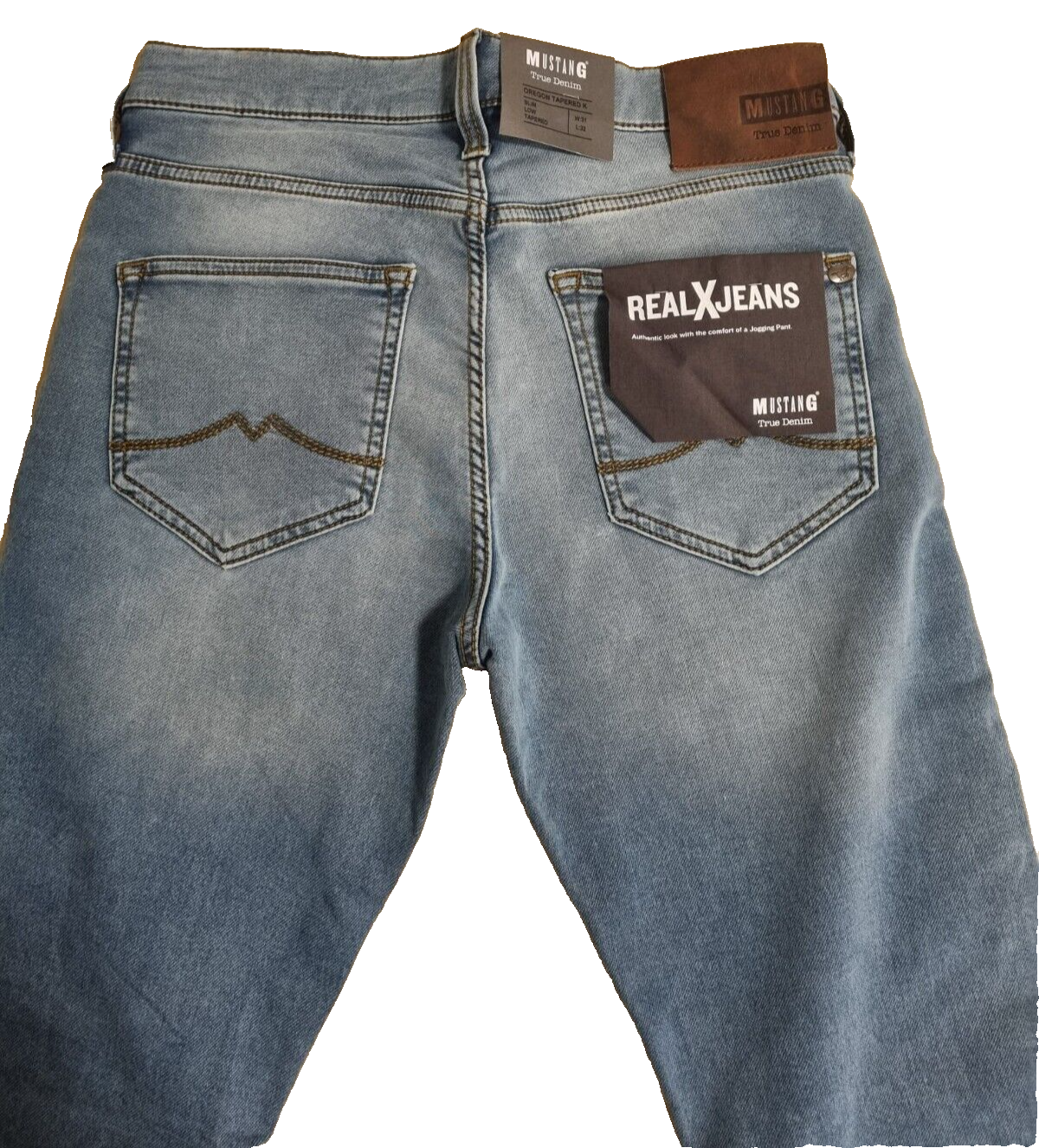 MUSTANG Oregon Tapered K Herren Jeans | Slim Low Tapered | W31 L32 Jeanshose E5