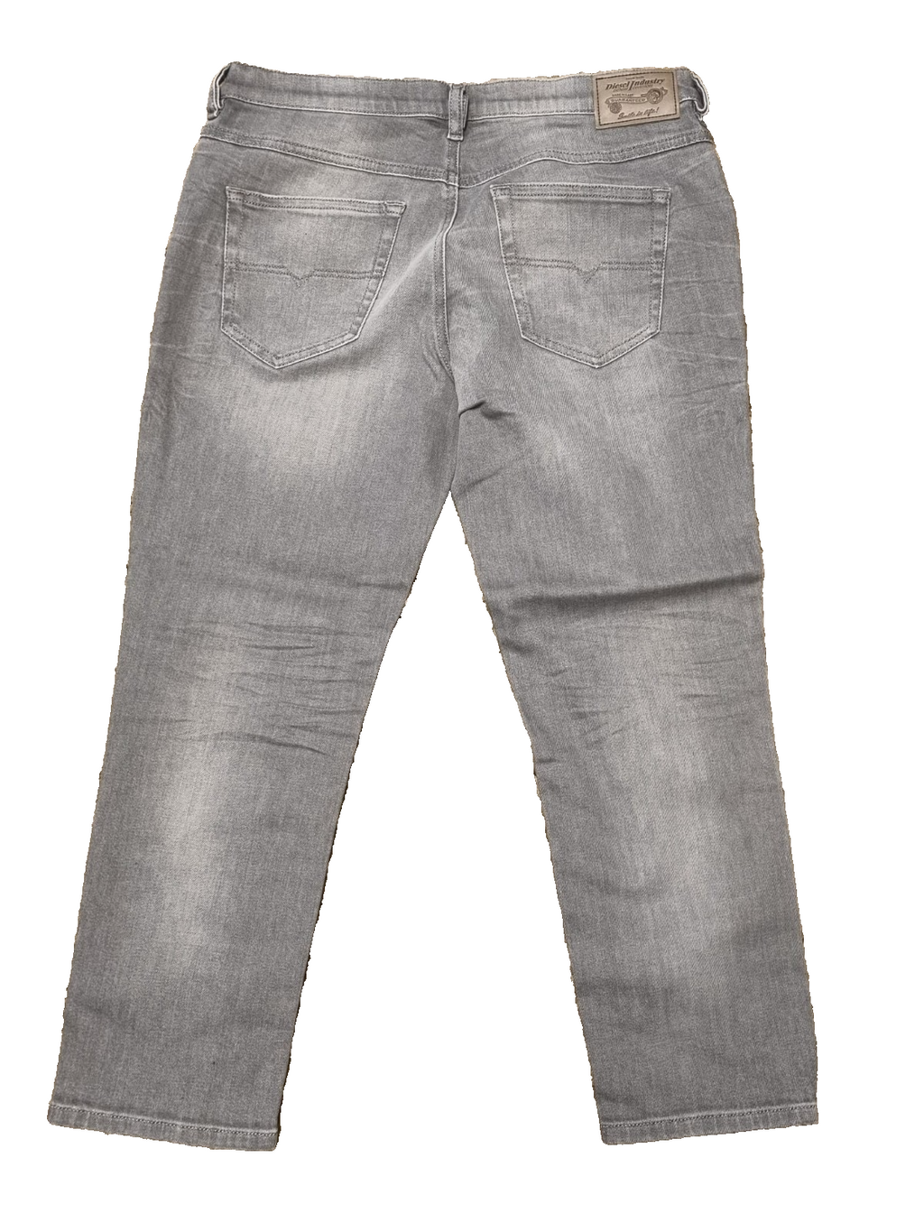 DIESEL Damen Jeans Belthy-Ankle W29 L30 Grau Regular Slim Straight 00SUKH M2